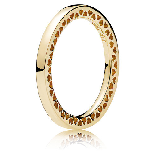 Pandora Ékszer Pandora szív gyűrű Shine 52as