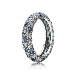   Pandora Ékszer Ragyogó csillagok éjkék kristállyal Gyűrű