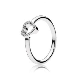 Pandora Ezüst Ékszer Puzzle Szív keret Gyűrű 