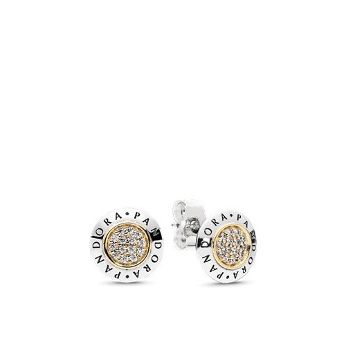 Pandora ékszer Pandora ikonikus kéttónusú fülbevaló