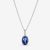 Pandora ékszer Szikrázó kék köves ovális ezüst nyaklánc