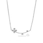 Pandora ékszer Négyszirmú virág ezüst nyaklánc
