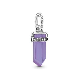 Pandora ékszer Lila kristály amulett