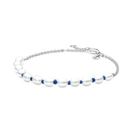   Pandora Édesvízben tenyésztett gyöngyös lánc karkötő 18cm