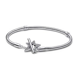 Pandora aszimmetrikus csillag T-kapcsos karkötő 17cm