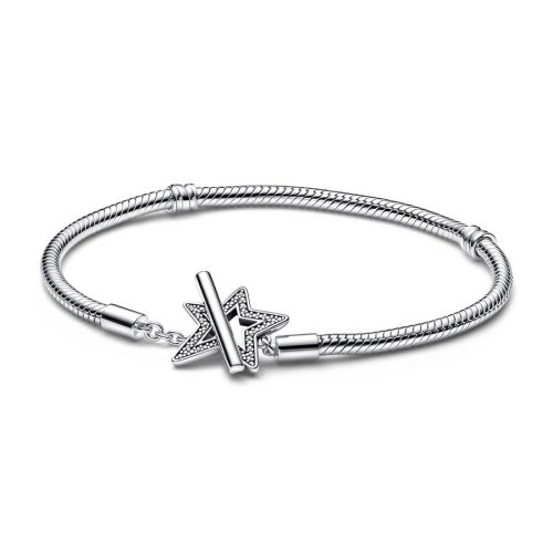 Pandora aszimmetrikus csillag T-kapcsos karkötő 17cm