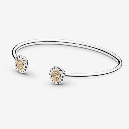 Pandora Ezüst Ékszer Ikonikus nyitott karperec 17cm