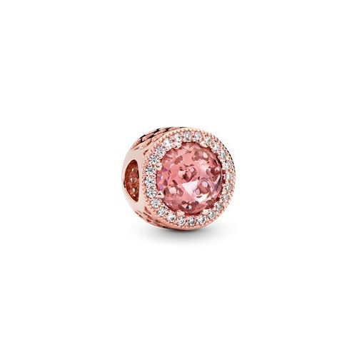 Pandora ékszer Púderrózsaszín ragyogó szív rose charm