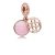 Pandora ékszer Szerelem minta rozé charm
