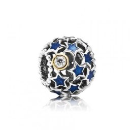   Pandora ékszer Éjszakai égbolt áttört mintás ezüst charm