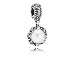   Pandora ékszer Örök báj édesvizi tenyésztett gyöngy ezüst charm