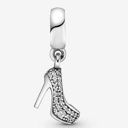   Pandora ékszer Szikrázó magassarkú ezüst charm cirkóniával