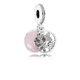 Pandora ékszer Tavasz függő ezüst charm cirkóniával