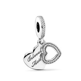 Pandora ékszer Imádott édesanyám függő ezüst charm