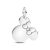Pandora ékszer Disney Minnie egér gravírozható ezüst charm