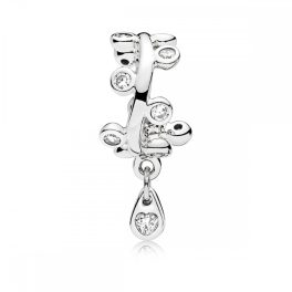 Pandora ékszer Csilláros cseppek ezüst spacer