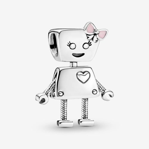 Pandora ékszer Bella robot ezüst charm