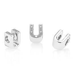 Pandora ékszer U betű charm