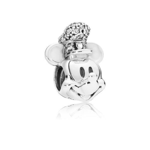 PANDORA ÉKSZER  Disney Mickey egér  EZÜST CHARM CIRKÓNIÁVAL 