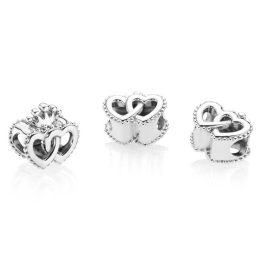   Pandora ékszer Összefonódó fenséges szívek ezüst charm
