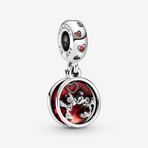 Pandora ékszer Disney Mickey és Minnie szerelem és csókok ezüst charm